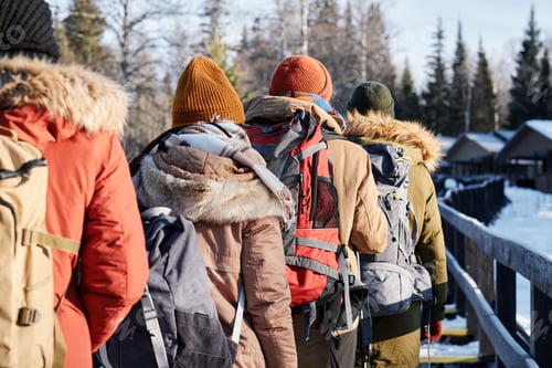 Preview: Young Tourists With Backpacks