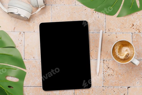 Preview: Tablet with blank screen