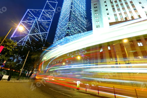 Preview: traffic in city at night