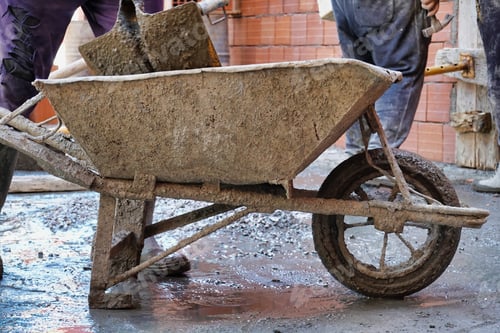 Preview: Rusty cart in an industrial area