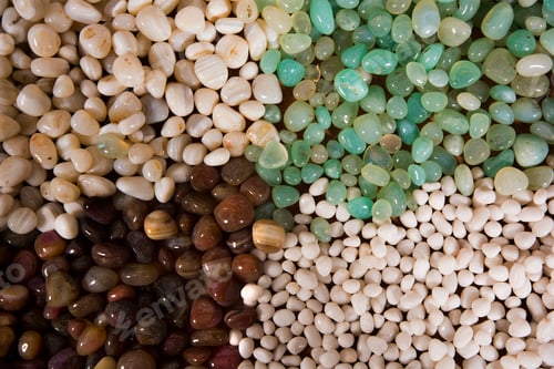 Preview: Natural texture colorful pebbles background