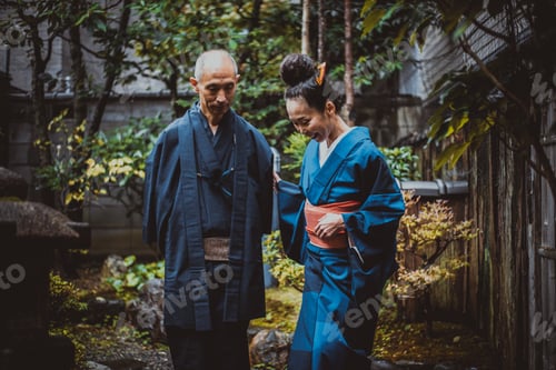 Preview: Senior couple lifestyle moments in a traditional japanese house