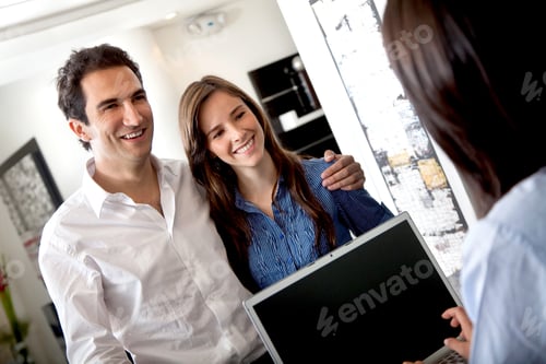 Preview: Happy Customers At The Reception Of A Hotel