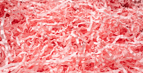 Preview: Shredded pink paper packing material texture