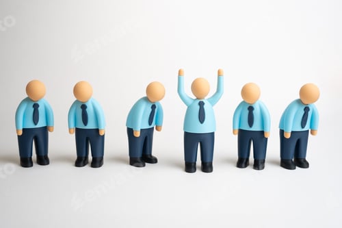 Preview: Winner of the hiring competition. Best employee. Promotion. An energetic worker among