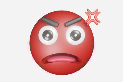 Preview: Angry 3D Illustration