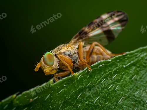 Preview: Close-up View of an Insect on a Leaf