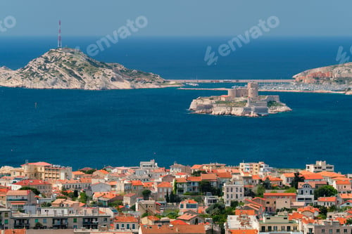 Preview: View of Marseille town. Marseille, France