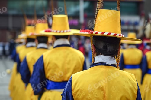 Preview: Royal Guards At Deoksu Palace In Seoul, South Korea.