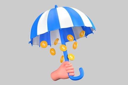 Preview: Money Rain Protection Umbrella