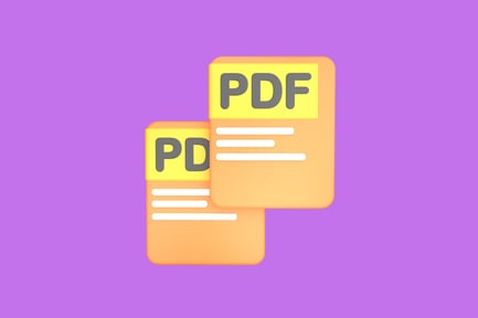 Preview: PDF Document 3D Illustration