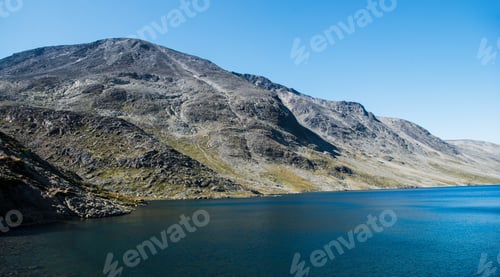 Preview: beautiful Gjende lake, Besseggen ridge, Jotunheimen National Park, Norway