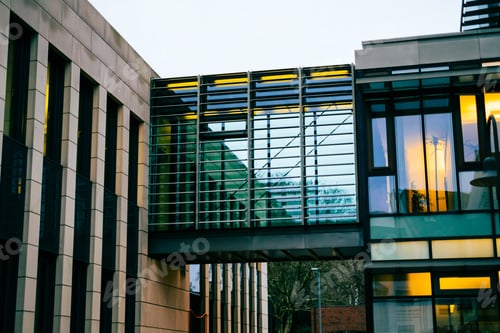Preview: Modern building facade architecture in Europe .