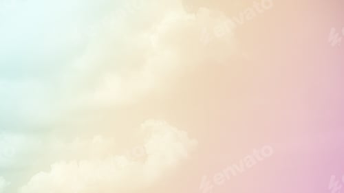 Preview: Sky Cloud Pastel Summer Romantic Cloudy Background Scene Atmosphere