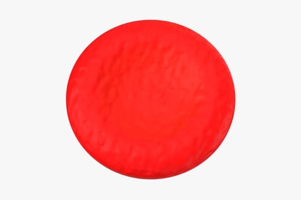 Preview: Textured Red Circle on White