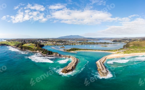Preview: Aerial View of Narooma in Australia