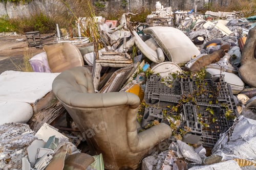 Preview: Big Pile Of Old Broken Furnitures