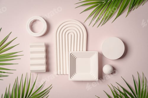 Preview: Decorative plaster podiums