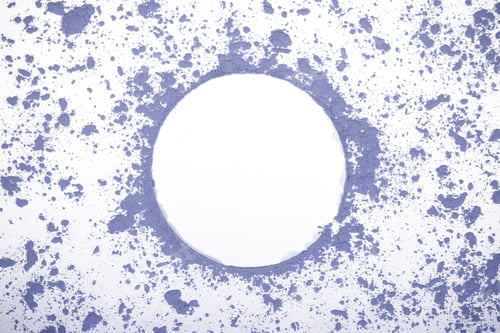 Preview: Bright Dry Paint On A White Background There Is A Place To Record