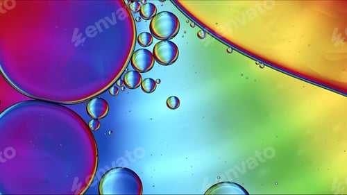 Preview: Colorful Abstract Bubbles on Gradients