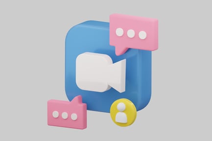 Preview: Video call communication icon