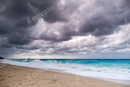 Preview: The famous Kathisma beach in Lefkada island Greece