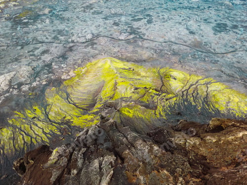 Preview: Volcanic lands covered in moss somewhere in Iceland highlands