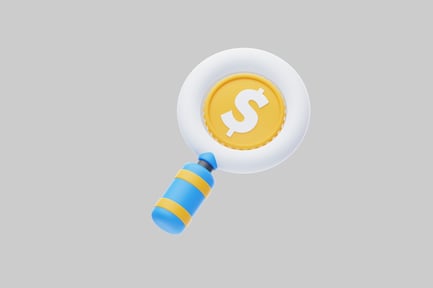 Preview: Money finder with gold coin