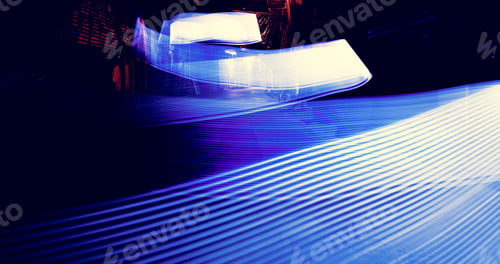 Preview: Blue lights long exposure technique