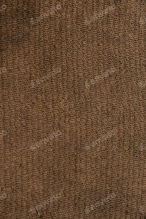 Preview: dense floor rug with granular texture of orange color