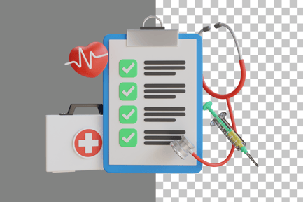 Preview: Medical Report 3D Icon
