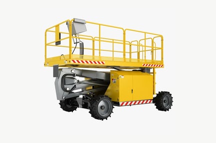 Preview: Diesel Scissor Lift: Rough Terrain Construction Machine