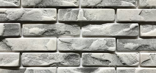 Preview: Grey brick wall texture background. Tiled with cope space