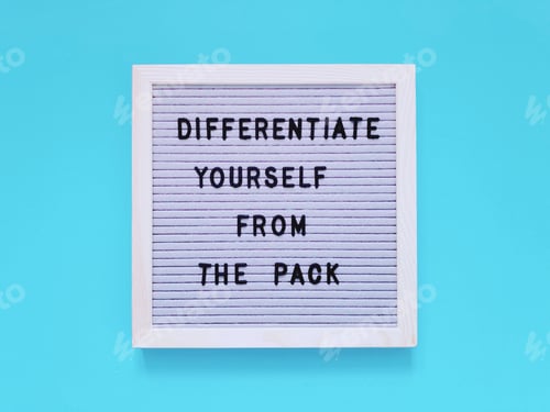 Preview: Differentiate yourself from the pack. Quote. Quotes.