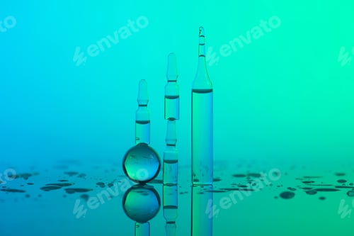 Preview: Glass ampules with serum or vitamins