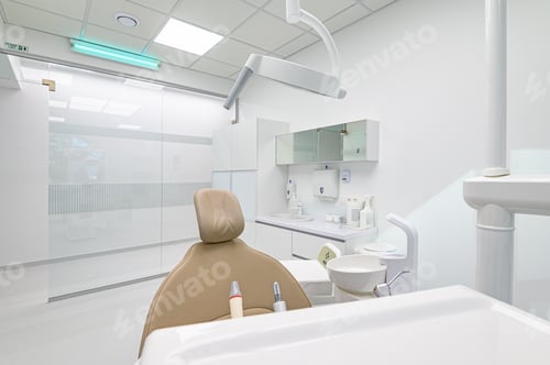 Preview: Interior of dentistry medical office, special equipment