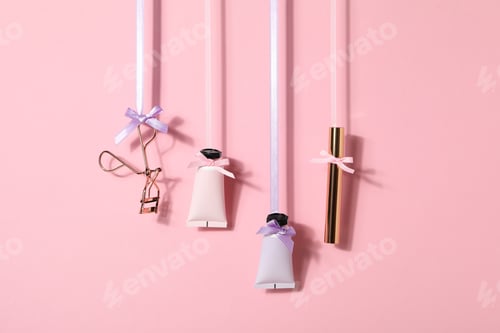 Preview: Concept of different cosmetics, different winter cosmetics