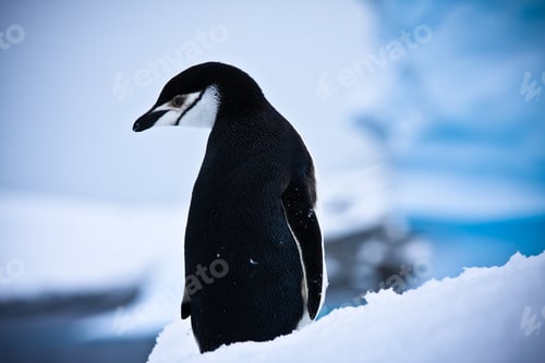 Preview: black and white penguin