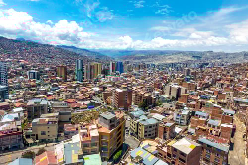 Preview: View of city, La Paz, Bolivia