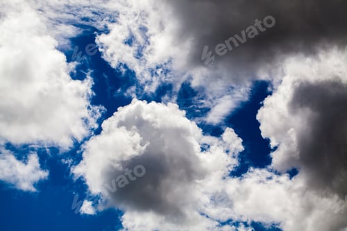 Preview: colorful dramatic sky with cloud at sunset.