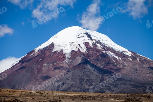 Preview: Snowy mountain on road from village to remote area