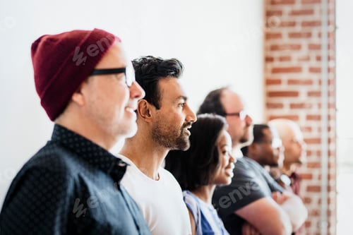 Preview: People in a row