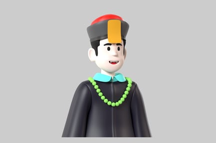 Preview: Cartoon jiangshi vampire figure