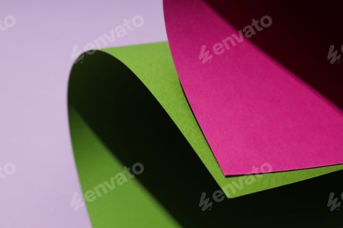 Preview: Mockup, abstraction, colorful colored paper, top view
