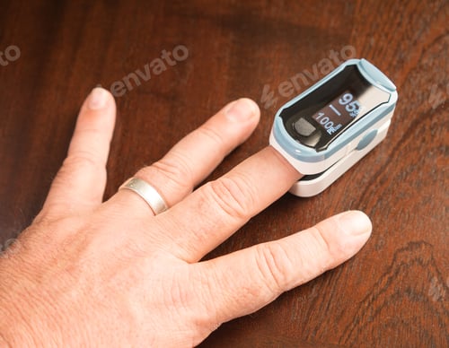 Preview: Fingertip Oxygen Sensor Pulse Rate Health Testor Oximeter