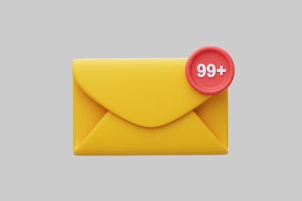 Preview: Yellow envelope with notification icon