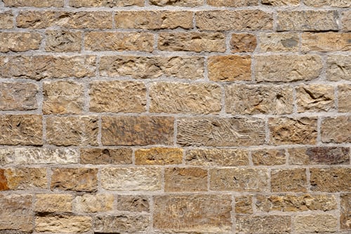 Preview: Brown wall made of natural stone