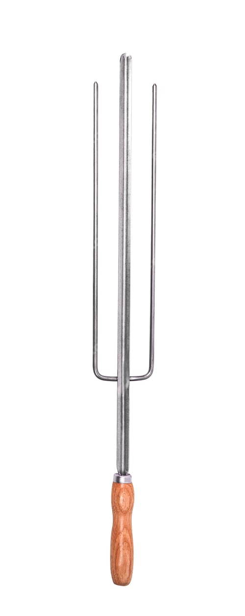 Preview: metal skewers isolated