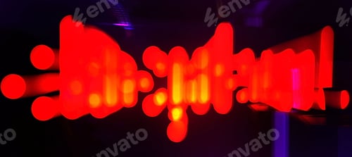 Preview: Red Digital Light Pattern