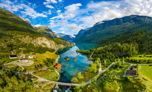 Preview: lovatnet lake Beautiful Nature Norway.